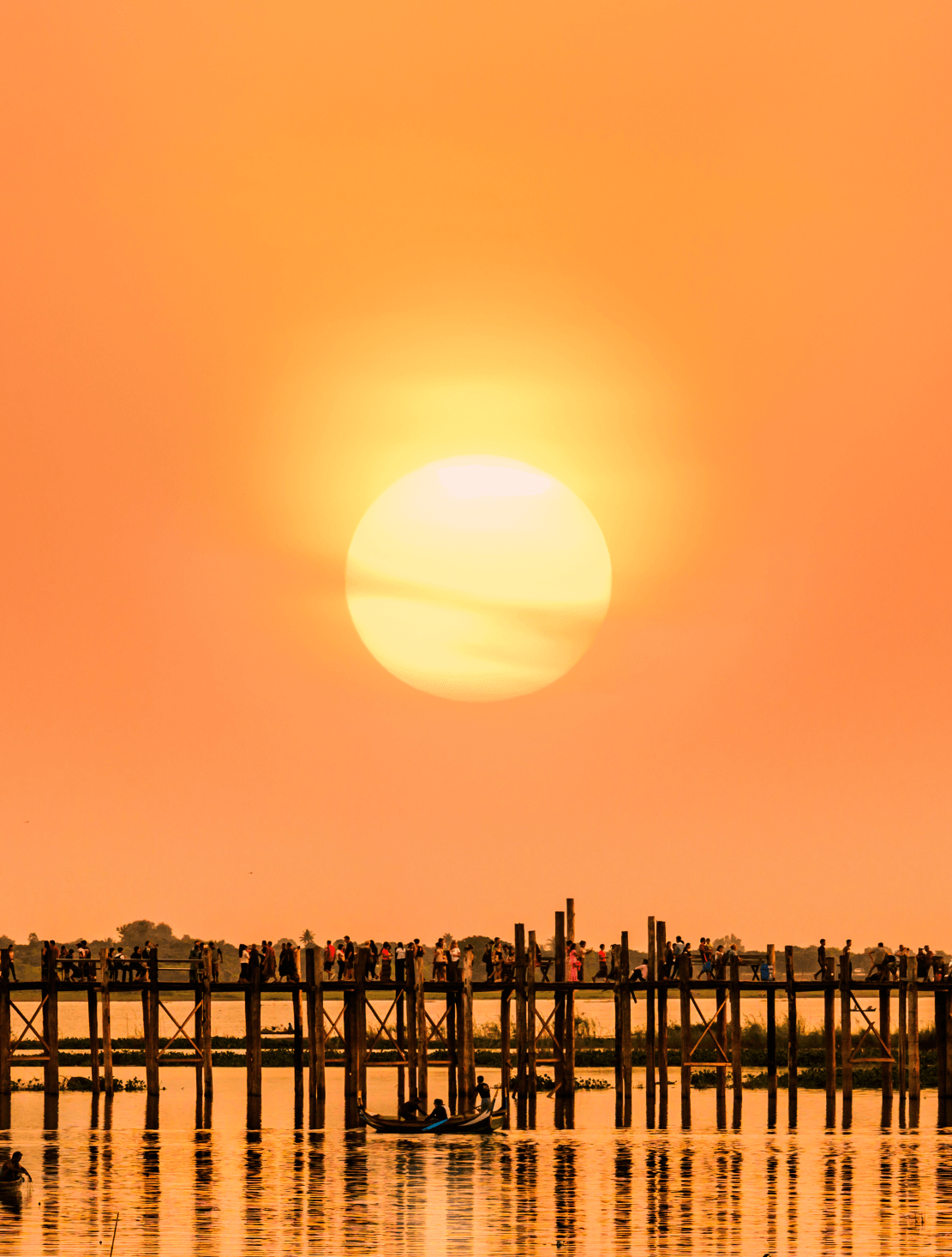 U Bein Bridge sunset